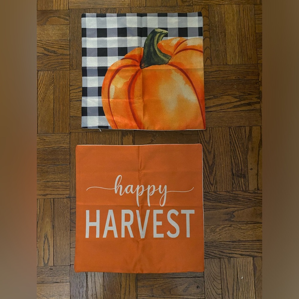 Fall is upon us… FOUR Pillow Covers.